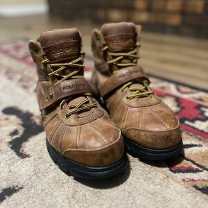 Ralph Lauren Polo Sport Hiking Boots Leather Sportsman VTG deadstock condition